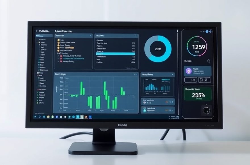 Development team working on terminal software