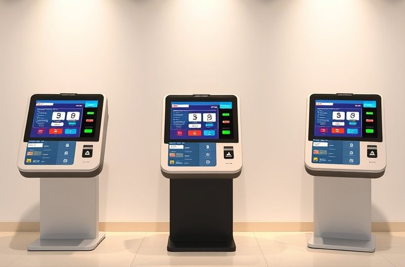 Remote diagnostics screen for a self-service terminal